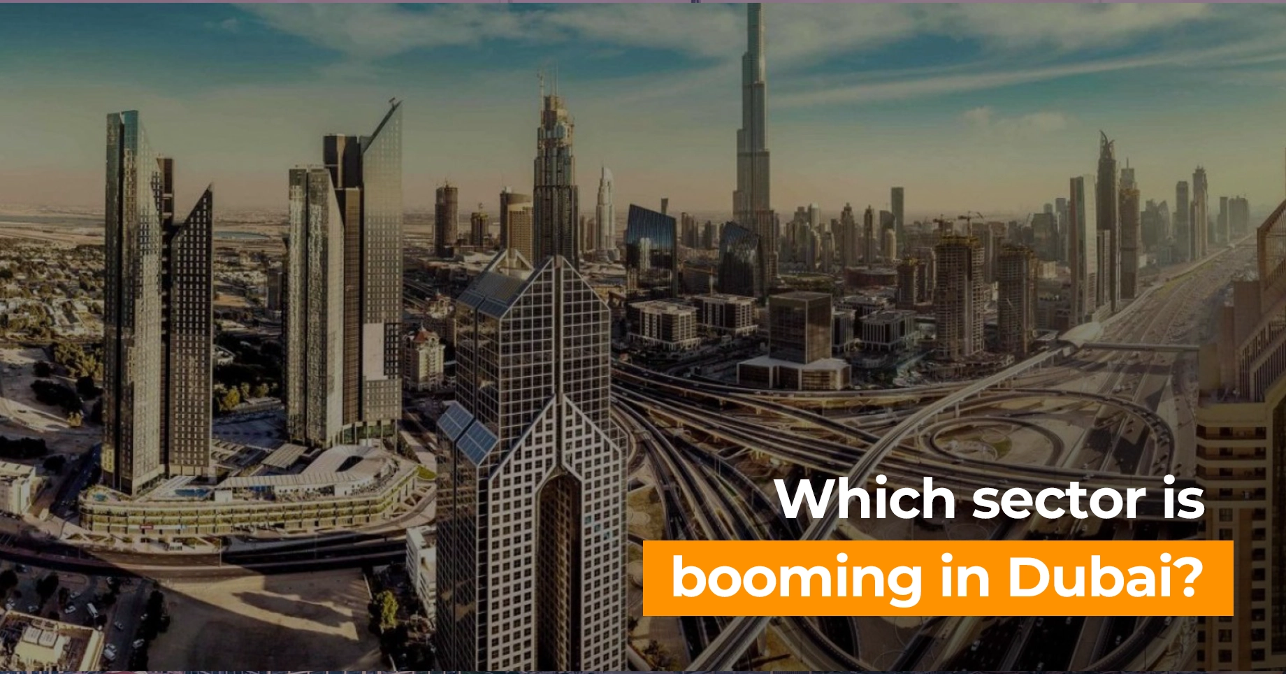 Which sector is booming in Dubai?