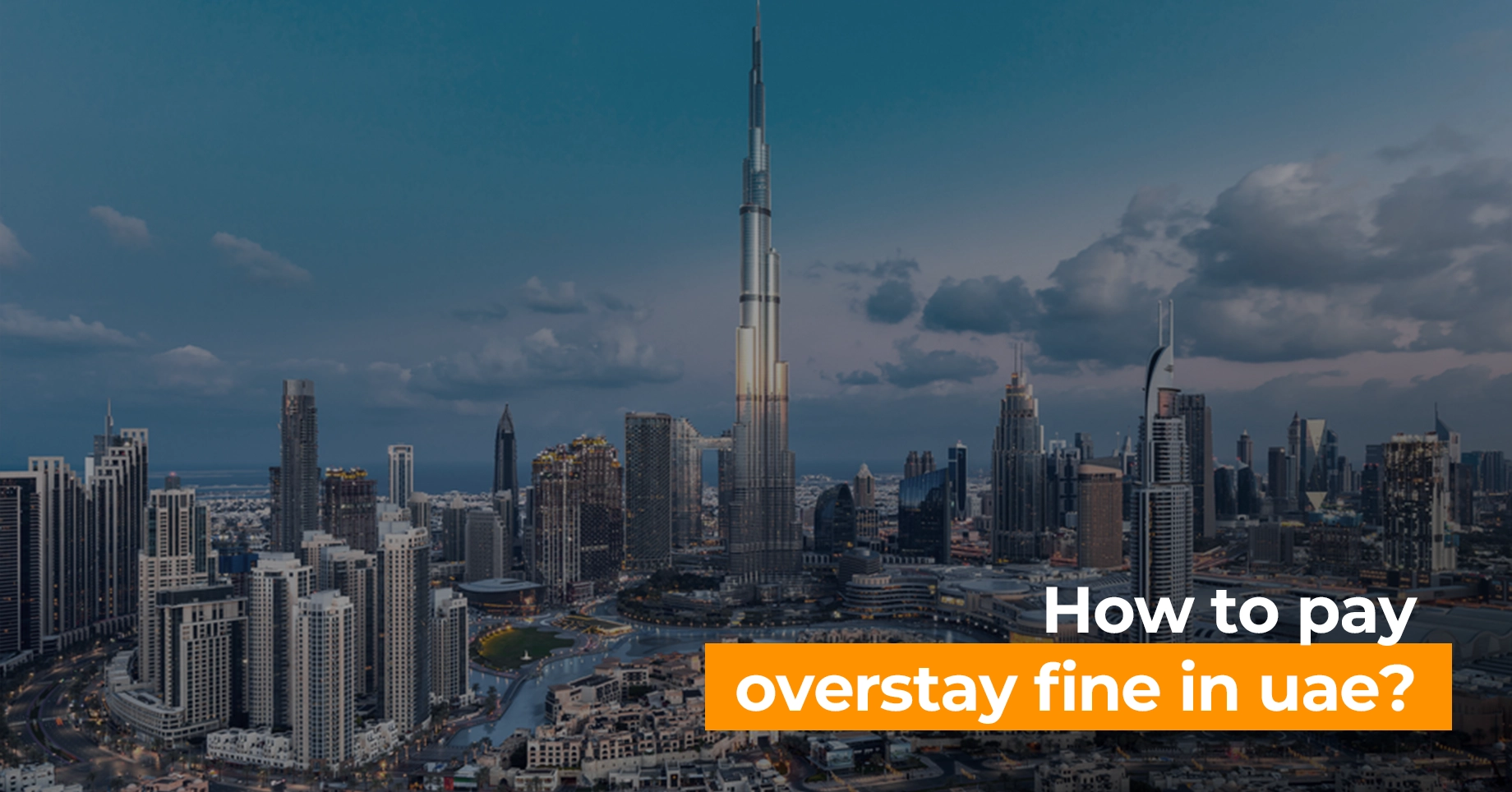 how to pay overstay fine in uae