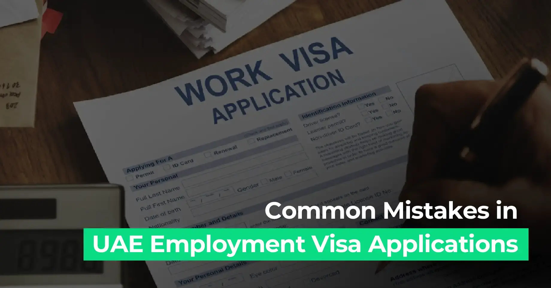 Amer Center guide on avoiding mistakes in UAE employment visa applications, helping applicants achieve smooth approvals without delays or issues.