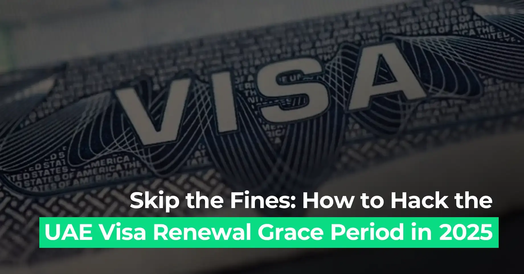 Amer Center guide on using the UAE visa renewal grace period in 2025, with tips to skip fines and ensure smooth renewals.