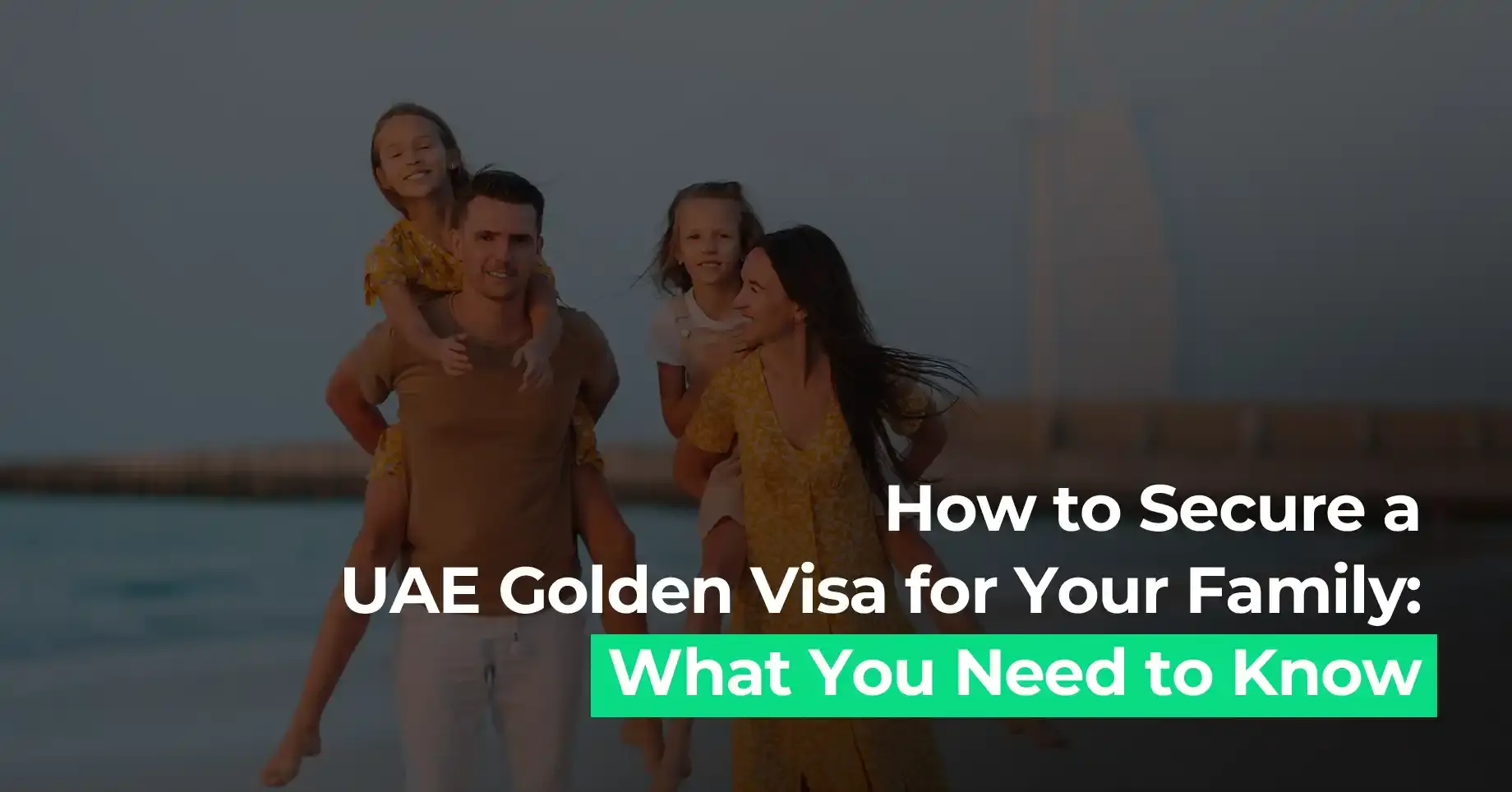 Amer Center guides families on securing a UAE Golden Visa, covering eligibility, documents, and benefits of long-term residency in the UAE.