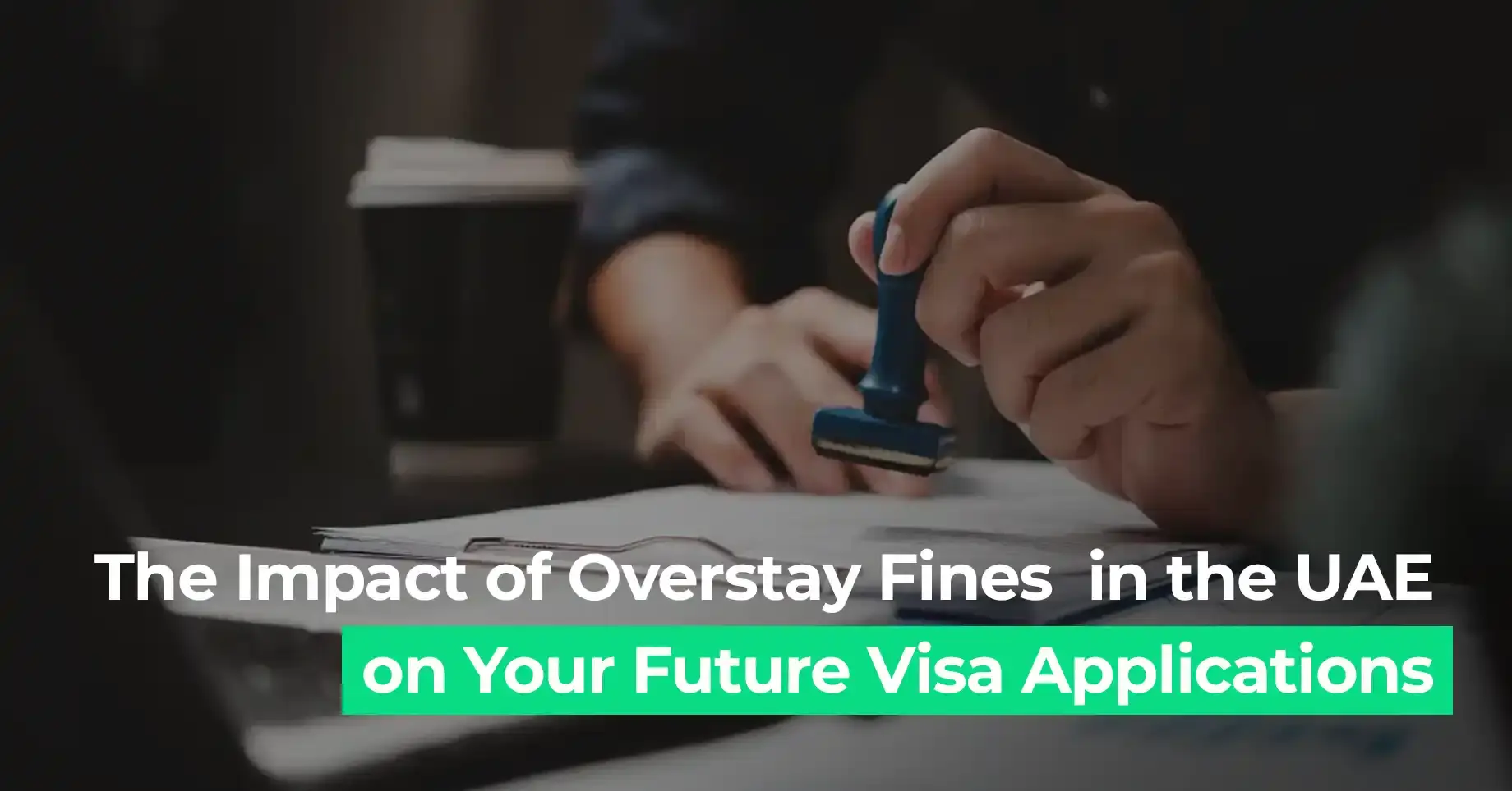 Consultation on the impact of overstay fines in UAE affecting future visa applications, shown with expert advice